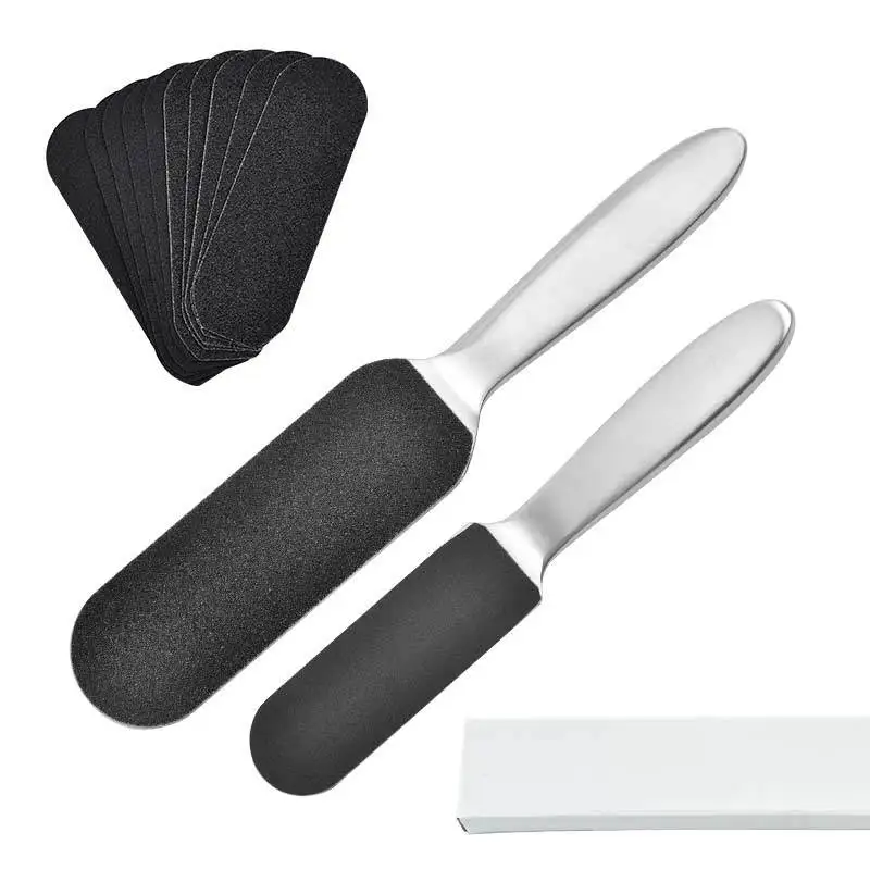 product high quality pedicure tools heel scraper file foot file pedicure tools stainless steel foot file-3