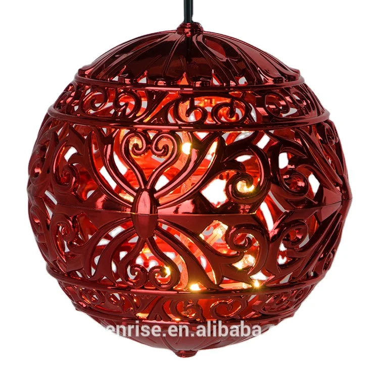 16cm Christmas ball holiday decoration lighting battery operated for tree