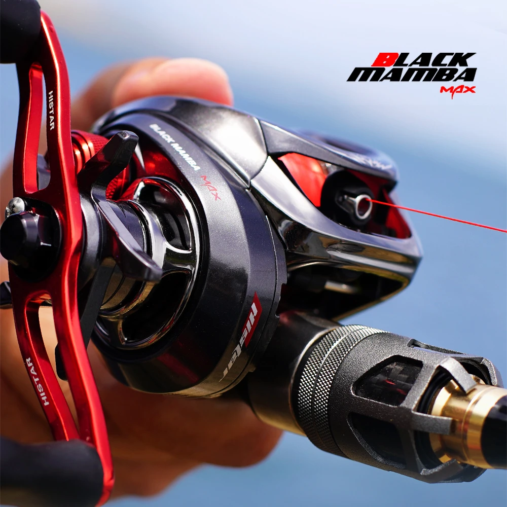 HISTAR Drag Power Mamba MAX Fishing Reel 6.5:1 High Ratio Long 