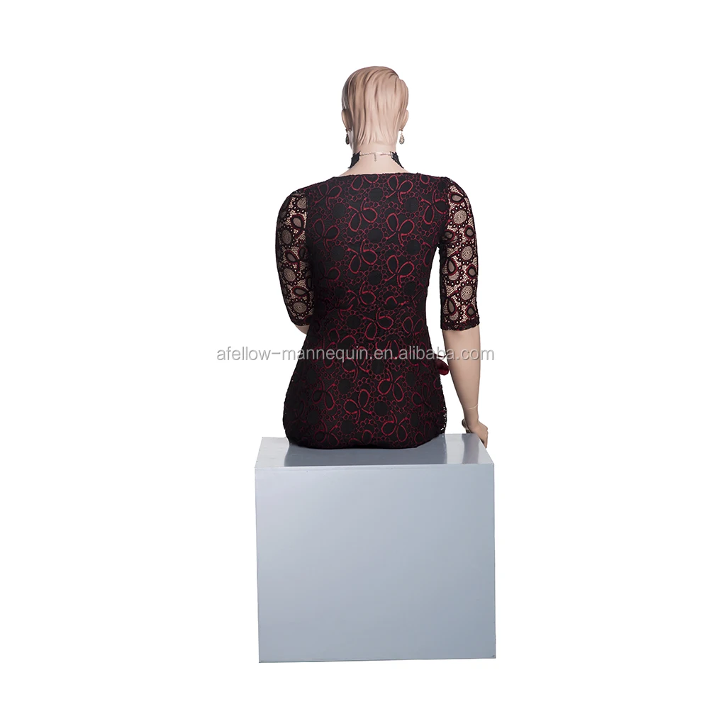 Fashion Realistic Fat Female Mannequin Plus Size Female Mannequin Full
