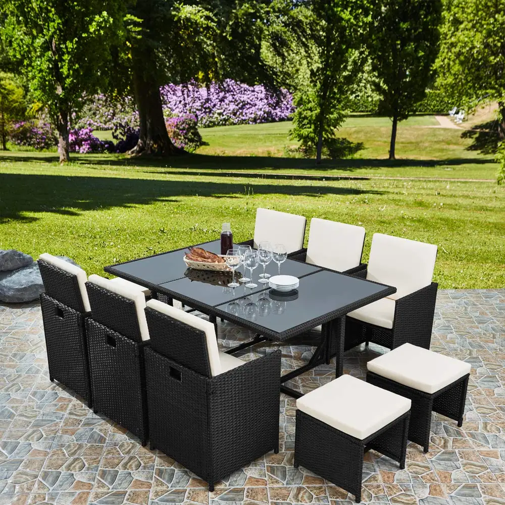 garden cube rattan set