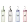 520ml Low-priced Korean Style Simple And Cute Glass With A Rope