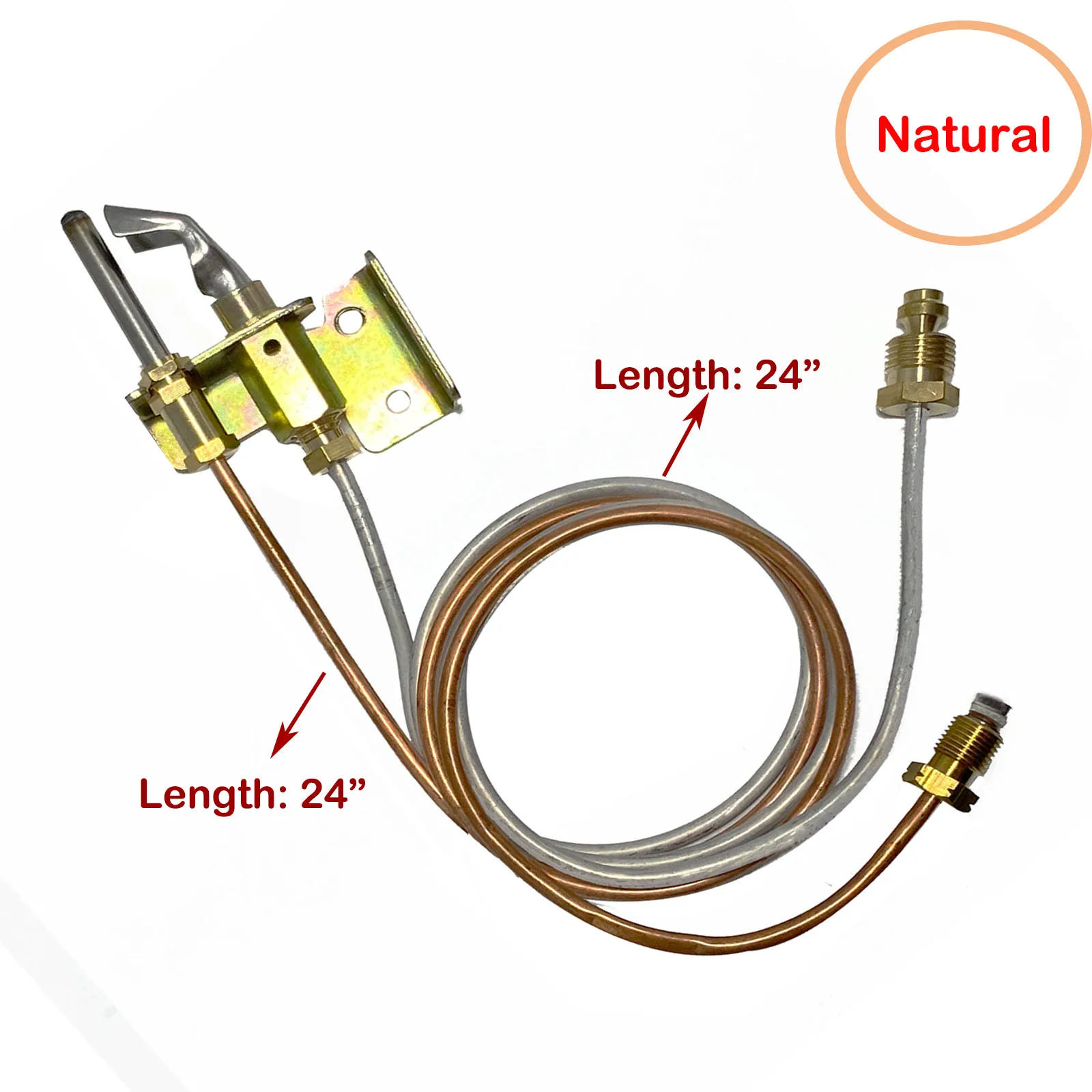 Water Heater Pilot Assembly Includes Pilot Light Thermocouple And