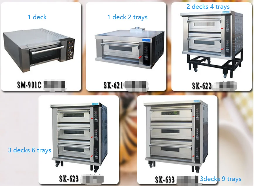 Big Ovens 6 Trays Conveyor For Commercial Bakery Oven Second Hand In