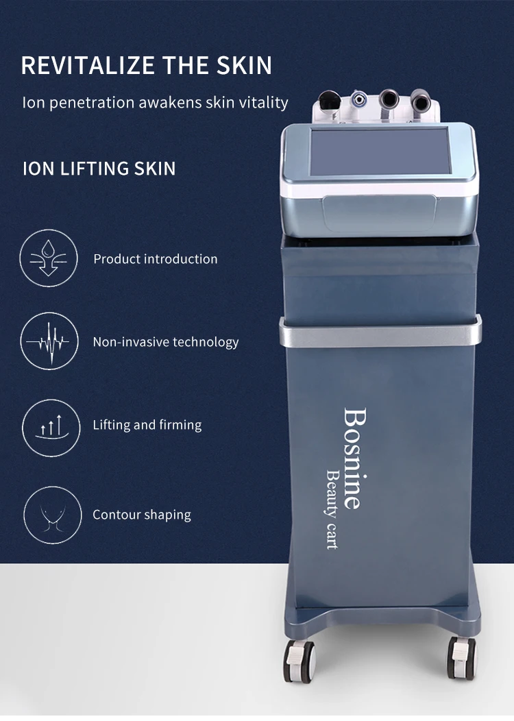 4 IN 1 RF+Ultrasound+Ion Anti-aging Beauty Machine Face Lift Skin Firm Reduce Wrinkles Collagen Revitalization Skin Rejuvenation