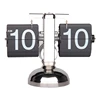Wholesale Price Balance Shaped Metal Auto Flip Down Clock Desktop Decorative Clock with Single Holder