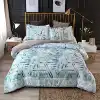 Top quality tropical sets plush full size comforter set