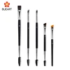 1 Pcs High Quality Dual Ended Eyebrow Makeup Brushes Flat Eyebrow Brush Mascara Brush Eyebrow Brush