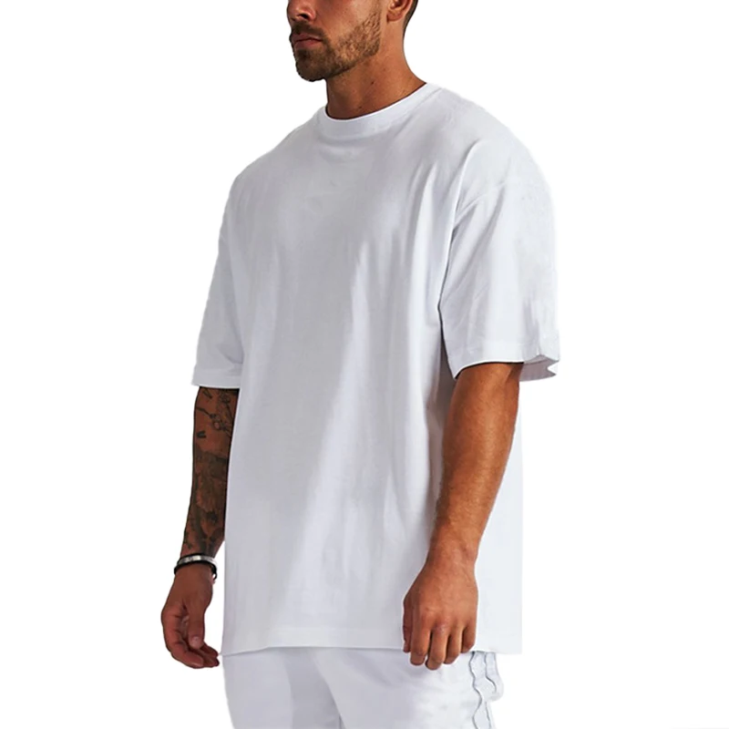 Mens Blank Cotton Tshirt Oversized Drop Shoulder Design T-shirt Custom  Quality Printing T Shirts - Buy 3d Printing Embroided Logo T  Shirt,Oversized