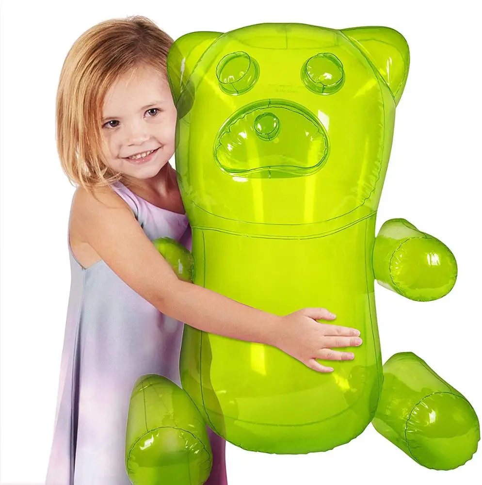 Custom Inflatable Candy Bear Children Inflatable Transparent Color Toy ...