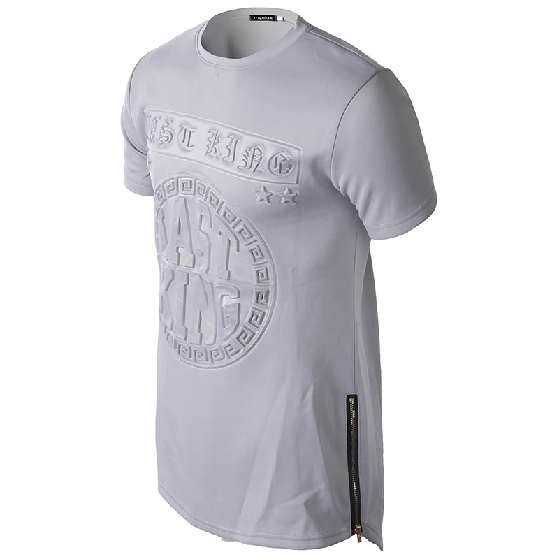 Modern Fancywork Embossed Print Men Short Sleeve Custom Design T-shirt -  Buy Embossed Printed Tshirt,3d Design T-shirts,Custom Tshirt Pattern  Product