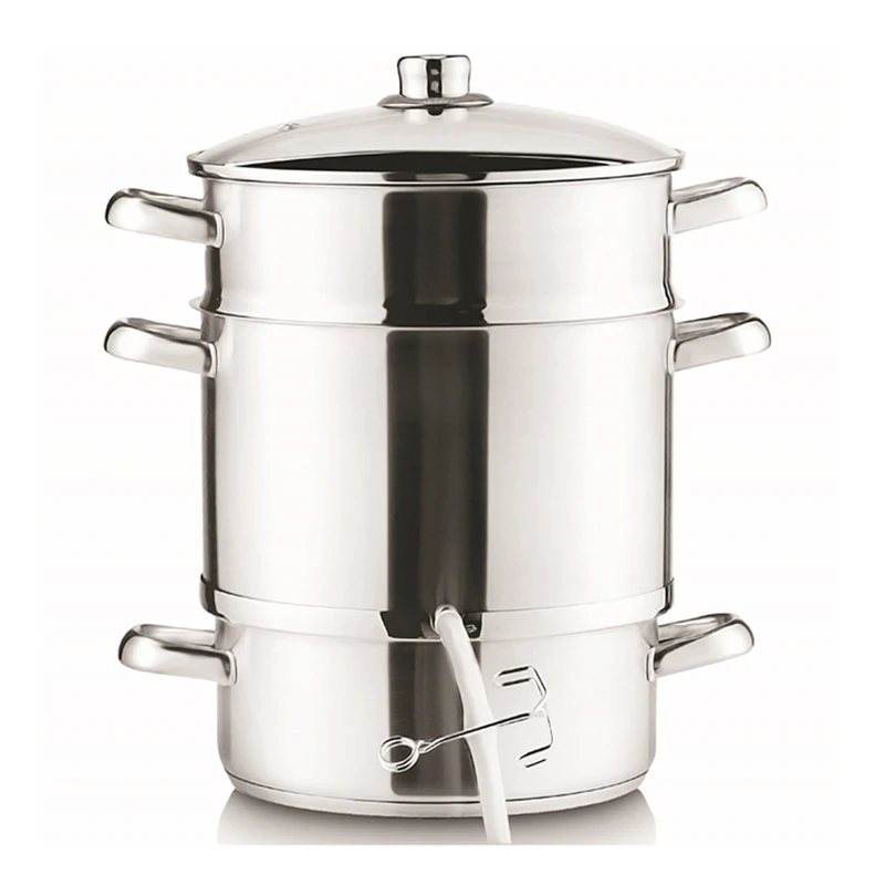 8.0 Liters Stainless Steel 26 Cm Juicer Maker Set For Health Food Grade