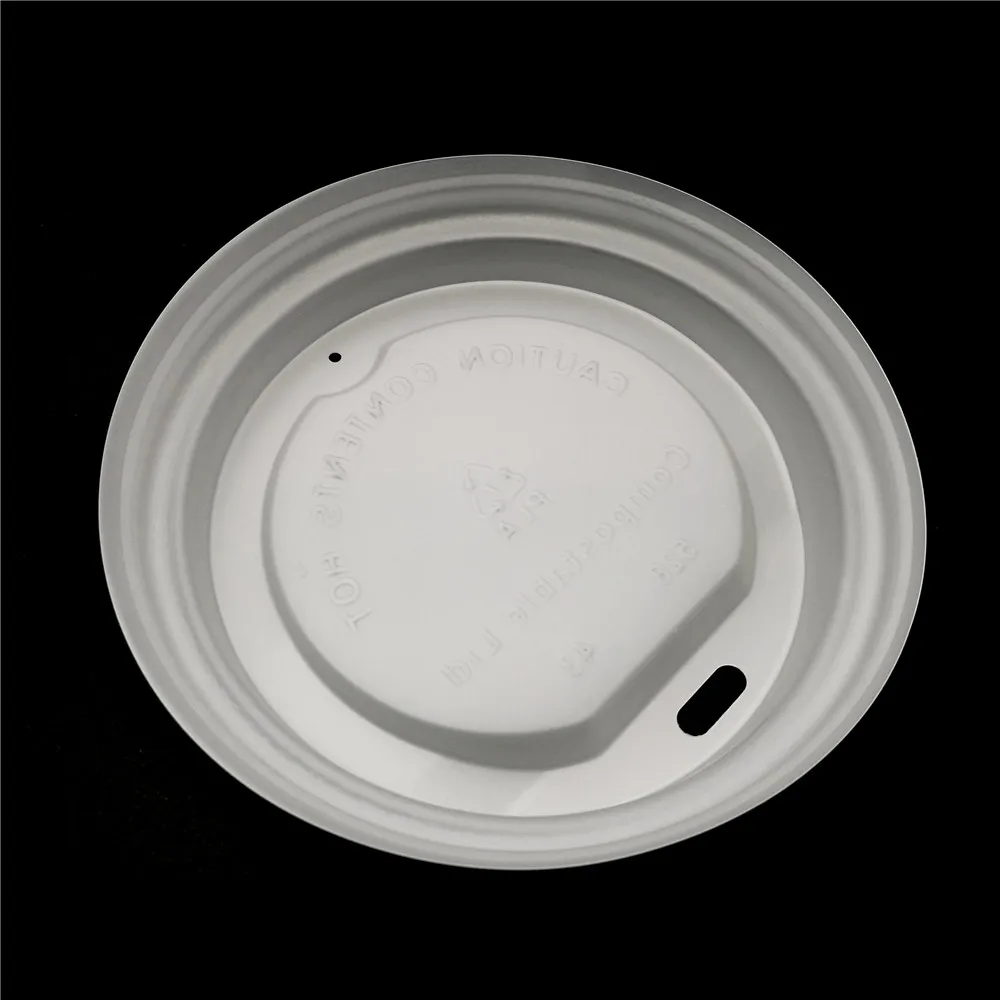 12 盎司 16 盎司 20 盎司一次性可生物降解可堆肥纸杯 pla 咖啡杯盖子