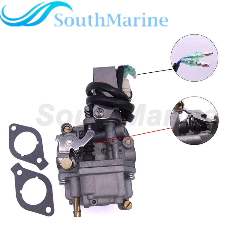 Boat Engine 6ah-14301-00 6ah-14301-01 Carburetor Assy And 6ah-13646-00 ...