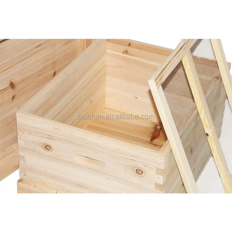 Caja Individual De Colmena Con Cubierta Superior De Metal,Cubierta