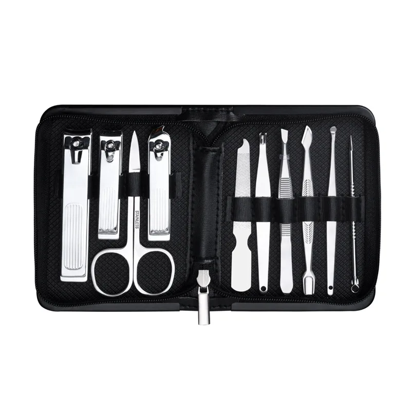 product professional factory pedicure tools 10 pcs manicure set-5