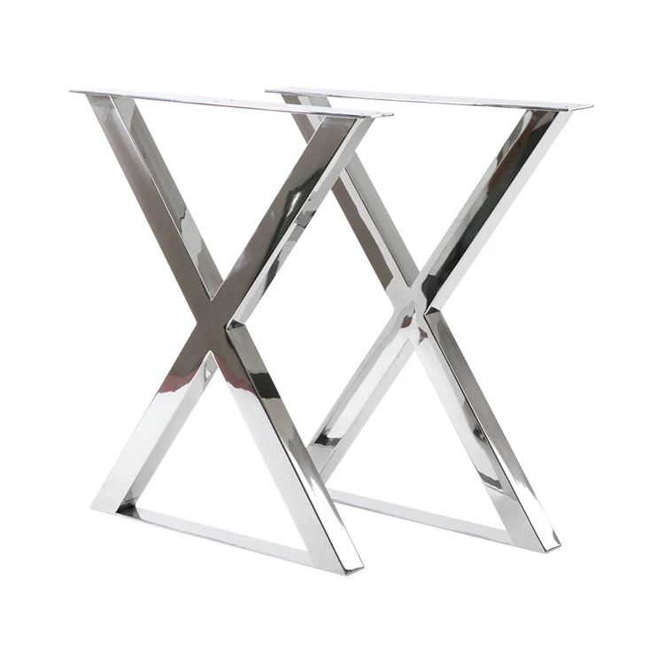 Heavy Duty Modern Feet Frame X Shape Square Office Restaurant Bench