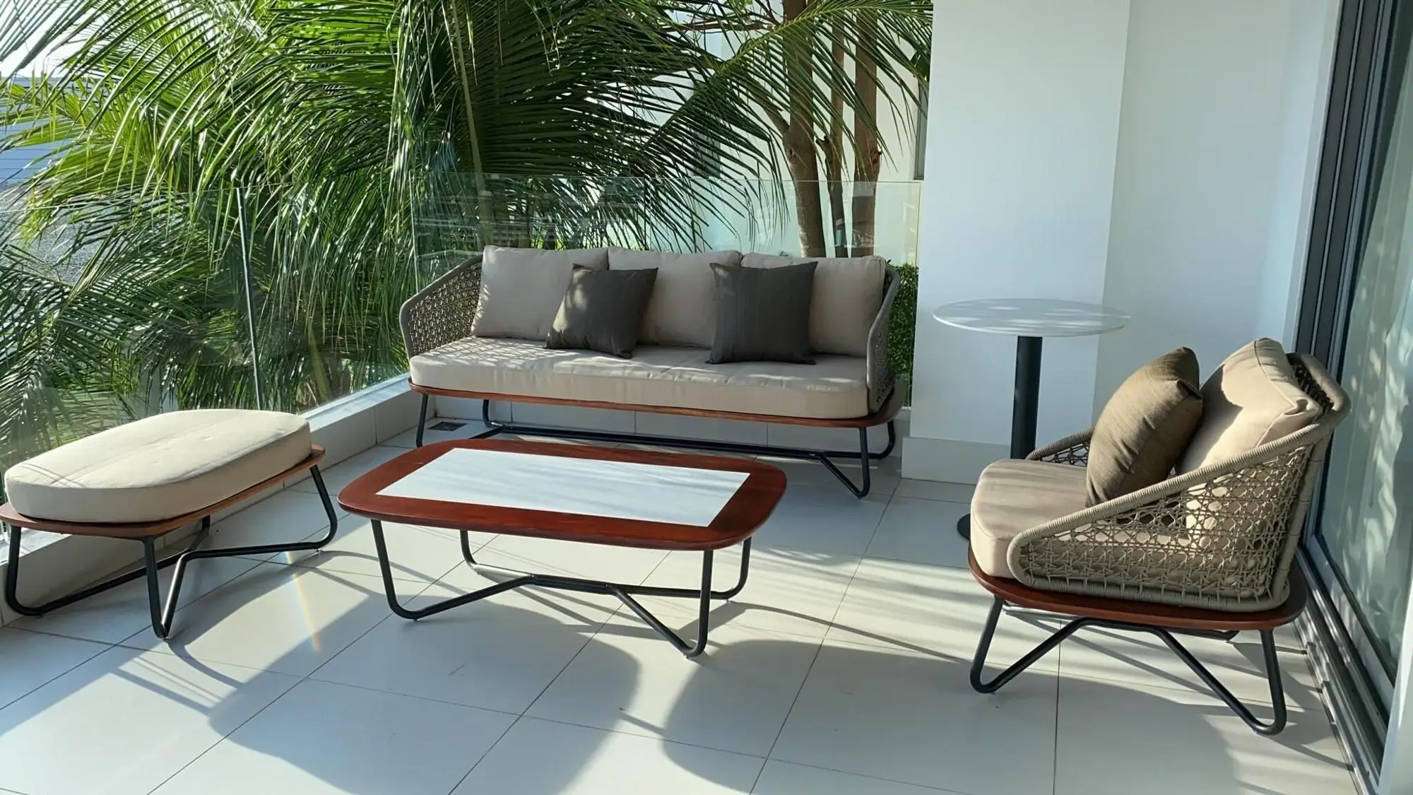 Precio Barato De Madera Maciza Muebles Al Aire Libre Techo Patio Jardín