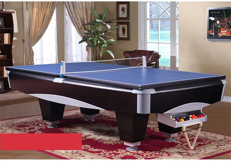 Professional tournament pool table wood solid slate 9 foot billiards