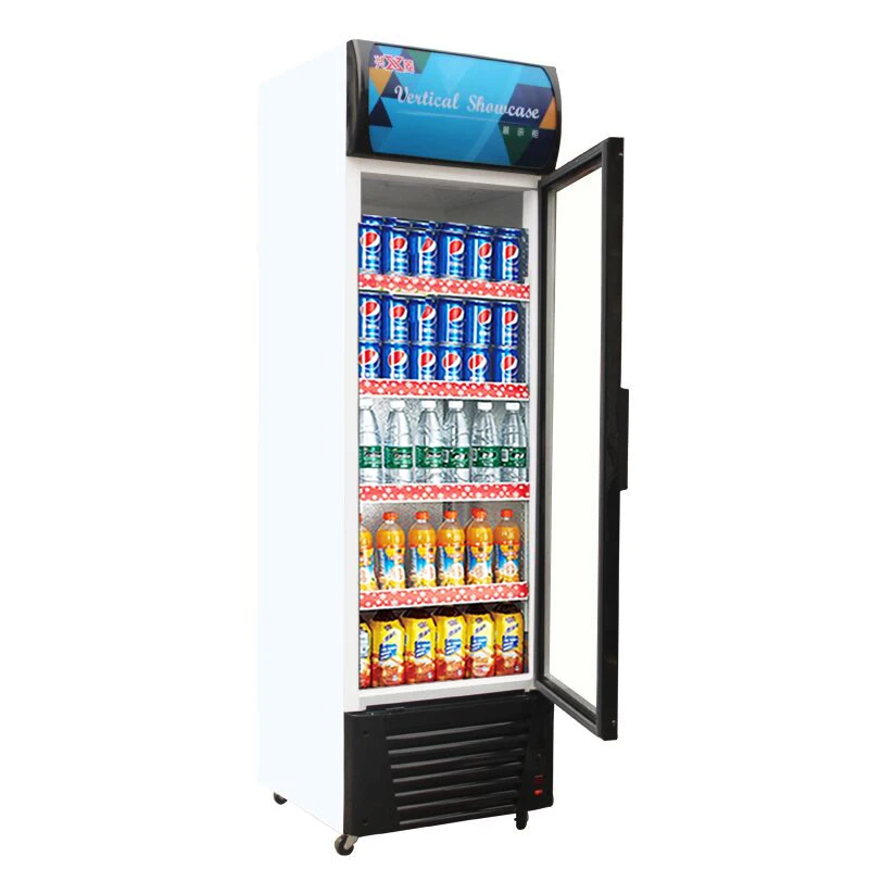 Pepsi Beverage Refrigerator With Glass Door Commercial Beverage Freezer
