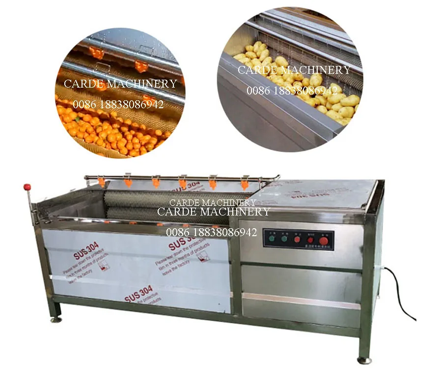 potato peeler with brush