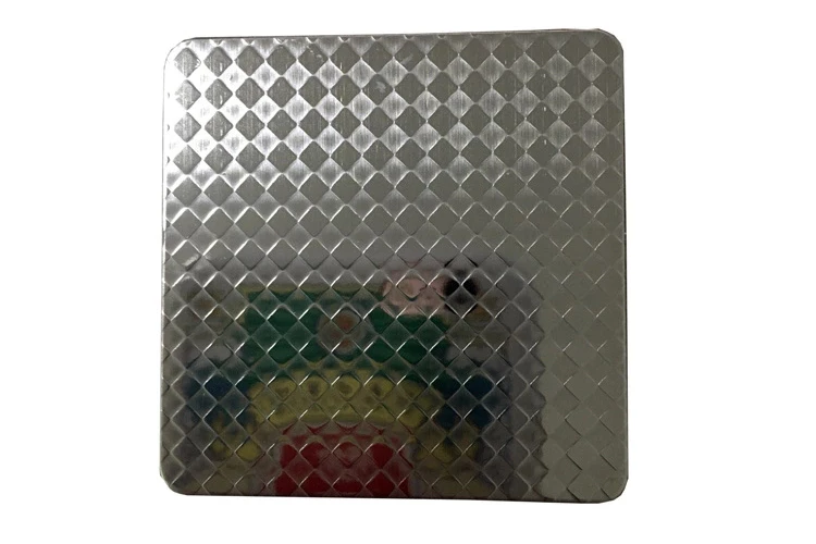 201 304 316 Decorative Embossing Metal Plate Embossed Stainless Steel