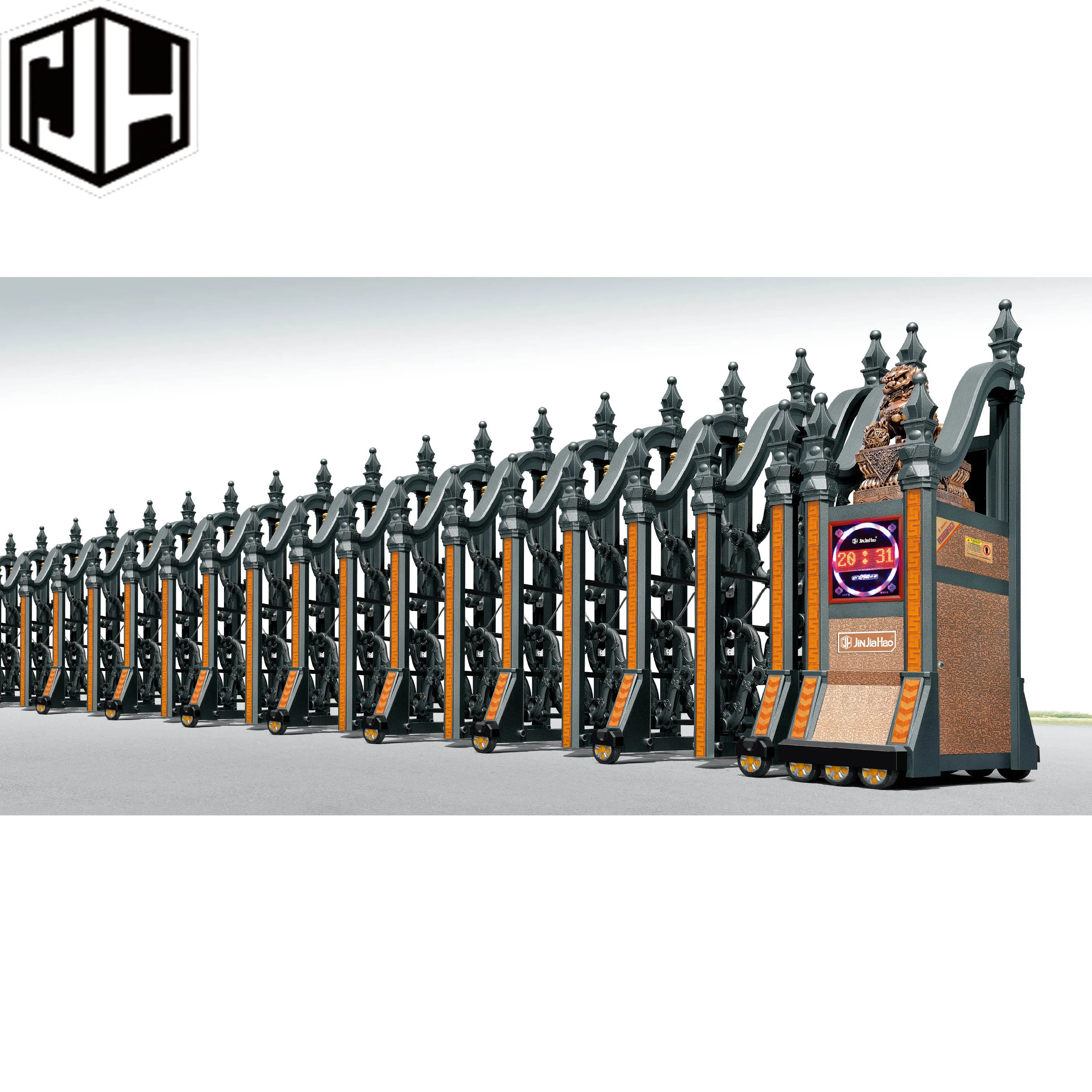 Accordion Door Folding Gate Design For Police Station And
