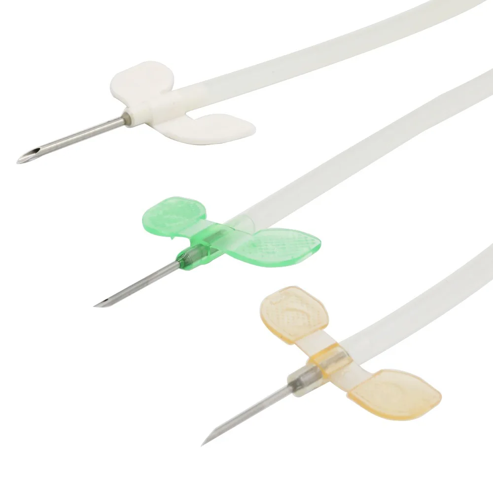 Disposable AV fistula needle CE ISO fixed wing/rotatable wing 300mm 30cm length manufacture