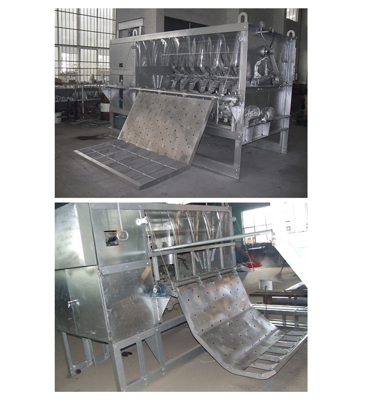 Spiral pig hair removal machine for pig slaughtering line equipment in slaughterhouses
