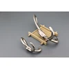 High Quality nice design Zinc alloy Decorative rope big fur coat Hook with double hanger for kitchen bedroom sitting room turkey