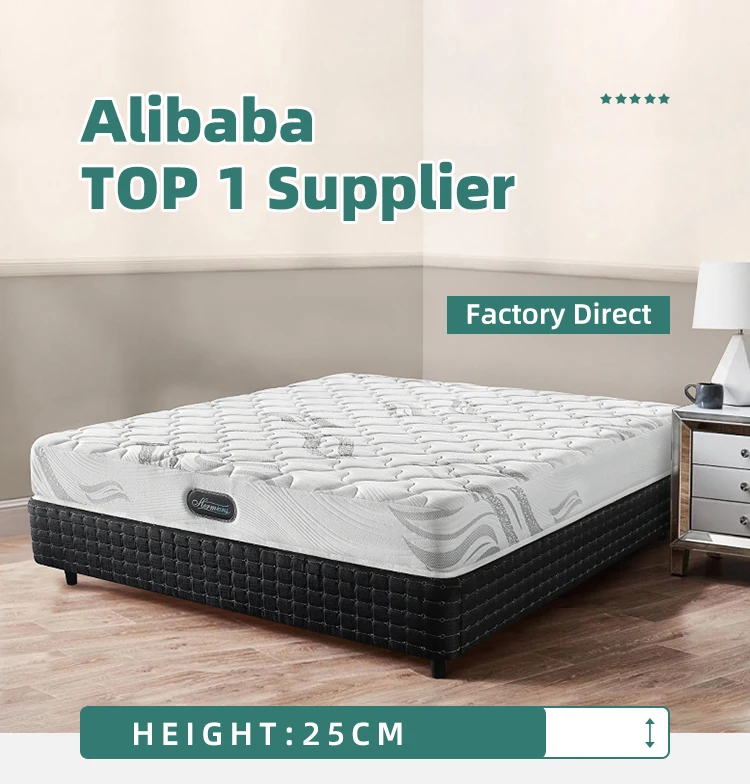 Chinese Wholesale Suppliers Orthopedic Firm Twin Queen King Size Bed