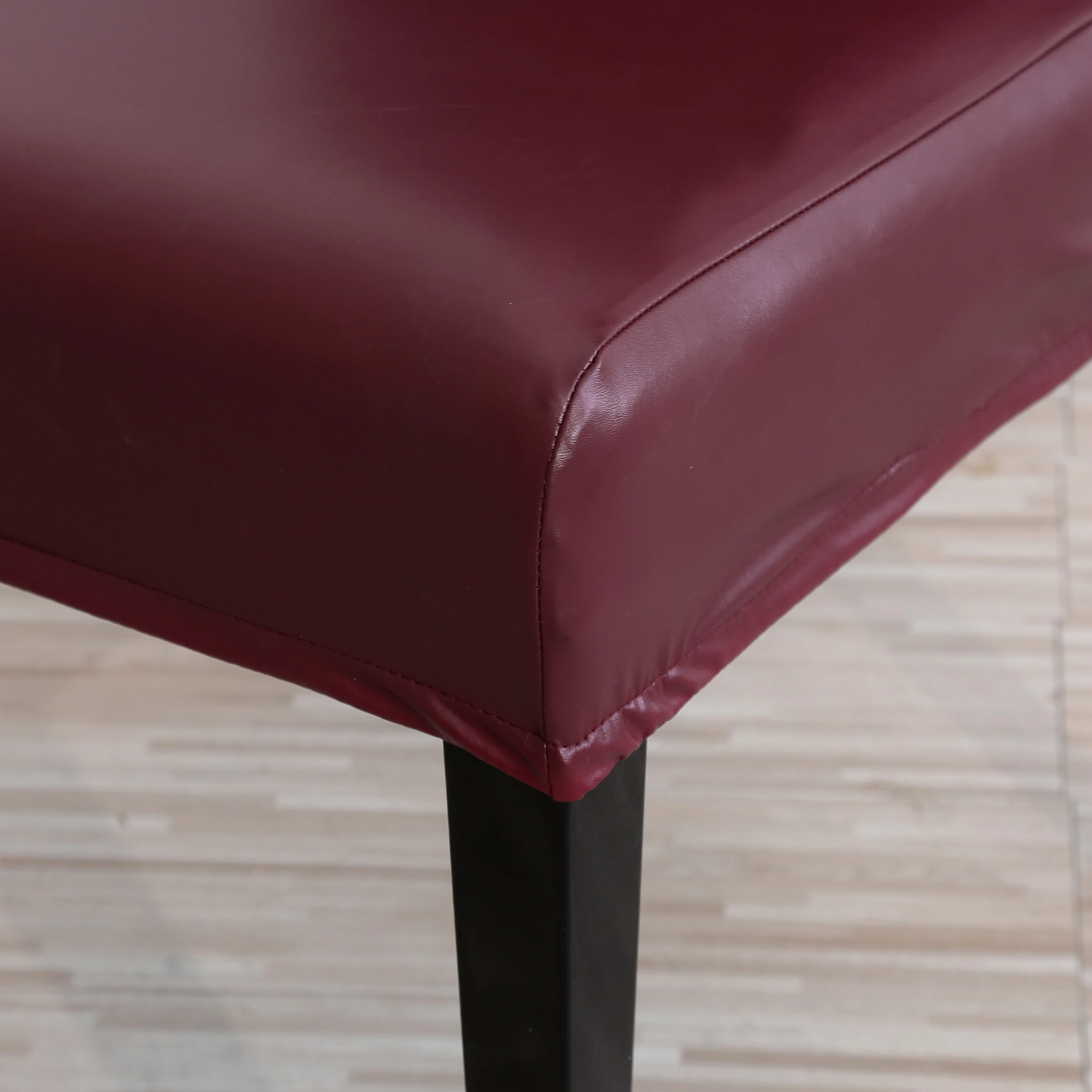 Pu Leather Chair Cover Elastane Oilproof Waterproof Chair Cover Stretch