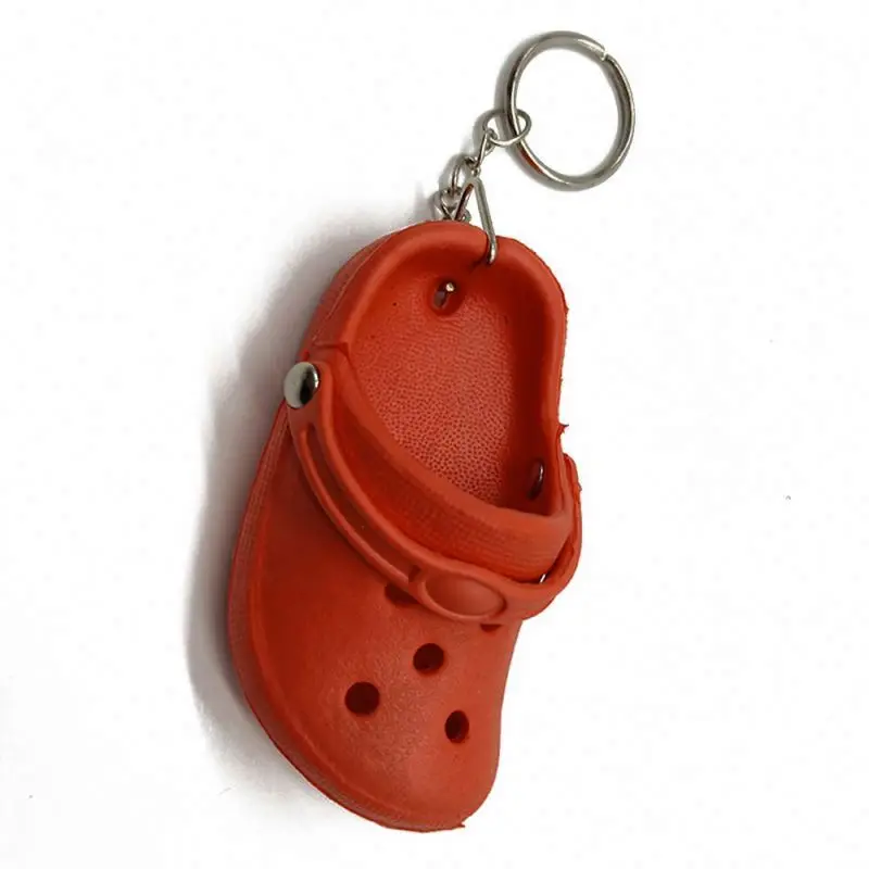 Cute 3d Mini Croc Shoe Keychain Wholesale Summer Colorful Shoes