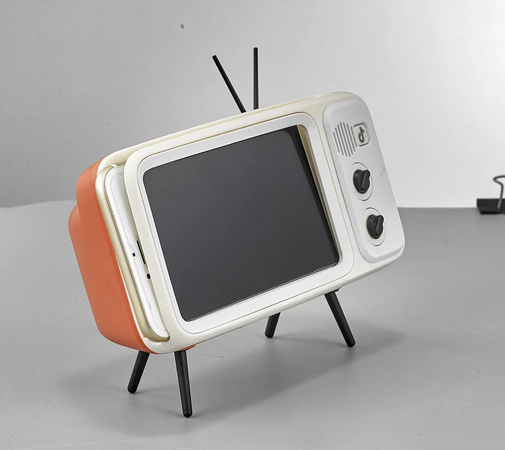 New Product Ideas 2021 Vintage Retro Tv Phone Stand Smartphone Retro Tv