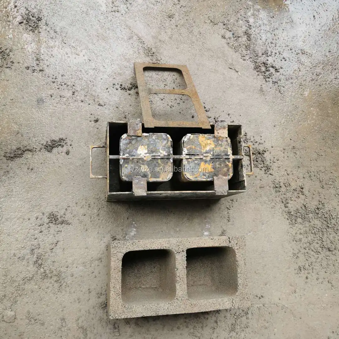 Solid Interlocking Concrete Blocks Making Steel Molds For Hollow Cement