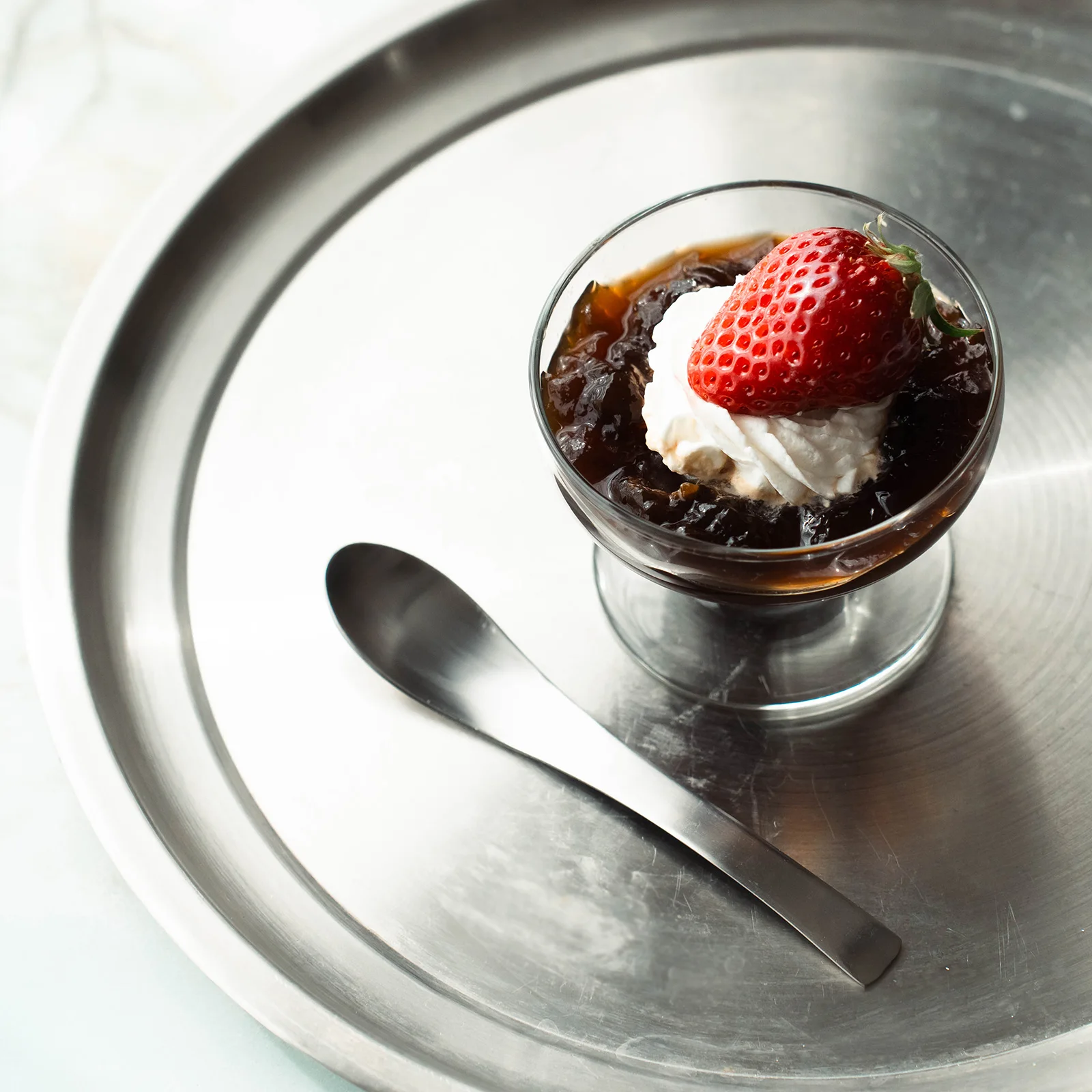 Japanese Premium Coffee Jelly,Fine Dining Restaurant Desserts,Free Of