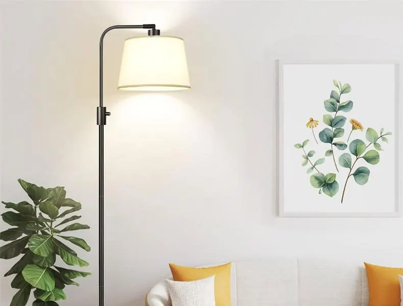 Modern Luxury Living Room Floor Iron Advanced Induction Sofa Corner Bedroom Bedside Table Integrated Night Fish Luring LampCE FCC