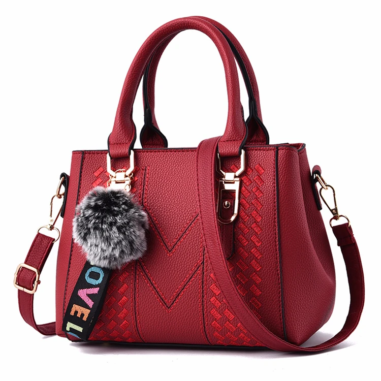 Luxury Brand Pu Fashion Colorful High Quality Beautiful Ladies Handbags