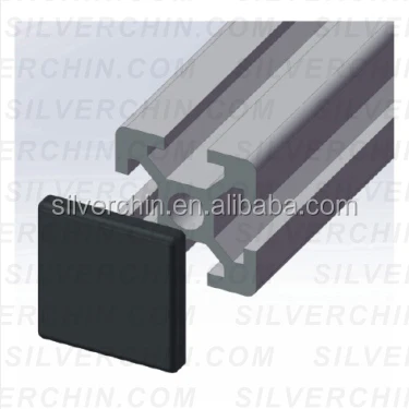 Abdeckprofil n 8 item rejilla de plástico negro para perfil de aluminio 40 Nut 8 2m vara Abdeckprofil n 8 item rejilla de plástico negro para perfil de aluminio 40 Nut 8 2m vara