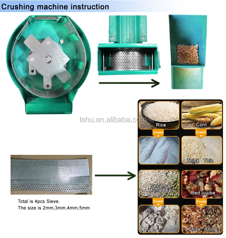 Grinder Food Penut Corn Wheat Oats Coffee Bean Crushing Machine Buy
