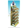 Custom 5 Tier Metal Shelf Snack Retail Store Advertising Metal Floor Sandwich Display Stand/Shortbread Rack For Supermarket