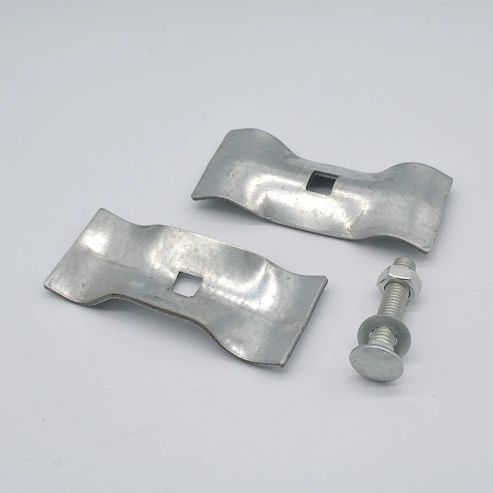 Galvanized Steel Chain Link 1 3/8" X 1 3/8" End Rail Clamp Buy End Rail Clamp,1 3/8" End Rail