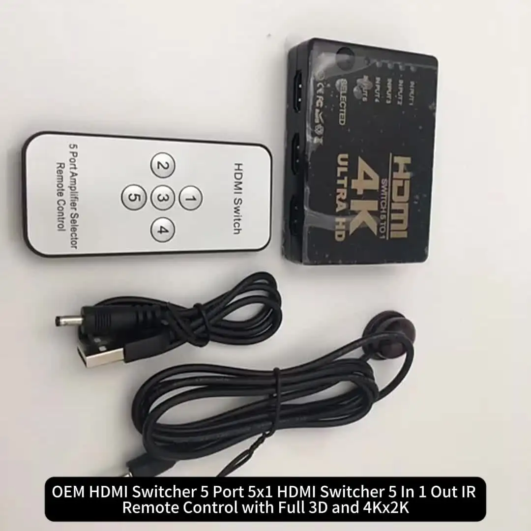 HDMI Switch 5 in 1 Out | Video Switcher Manufacturer