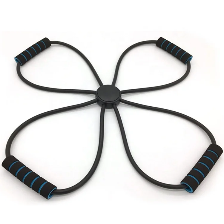 Core Cross Workout Pilates Reformer Exercise Resistance Cords Loop Tube