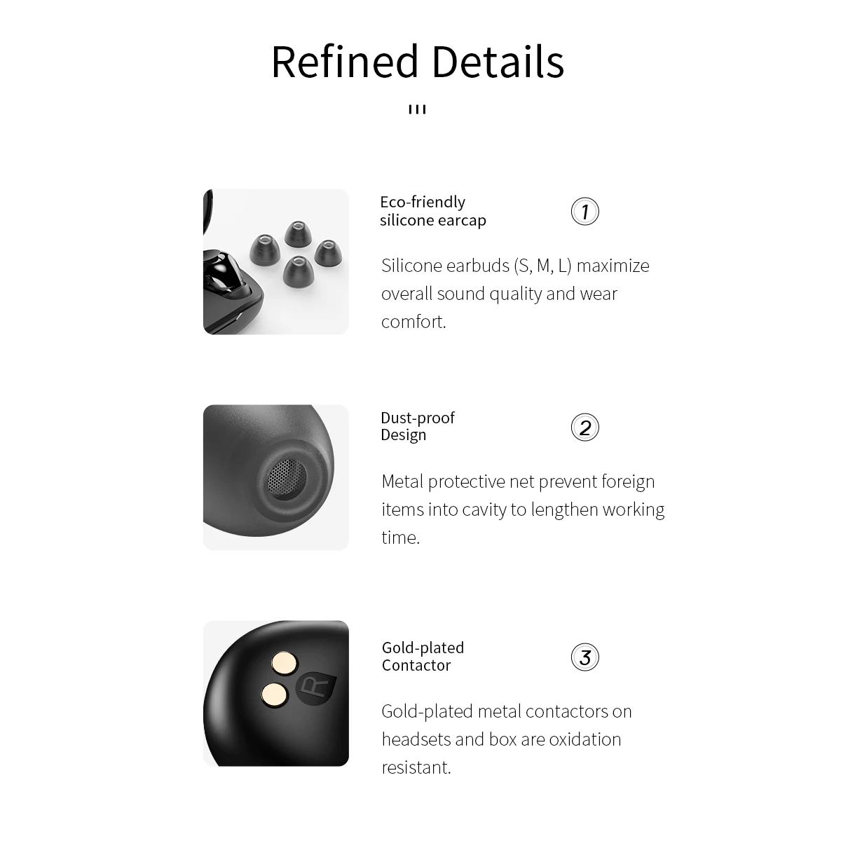 Bluetooth 5.0 400mAh charging case 100mAh headphone DSP noise abating ABS mini earbuds with power bank - ANKUX.COM