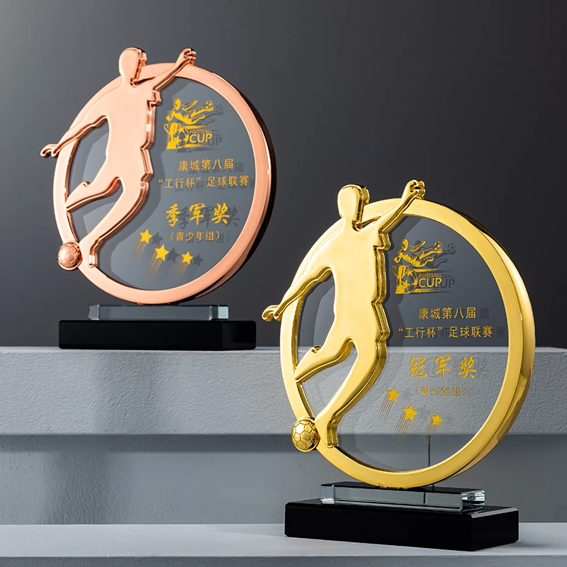 New Style Basketball Football Award Various Designs Sports Resin Trophy  For Custom Logo Etching supplier