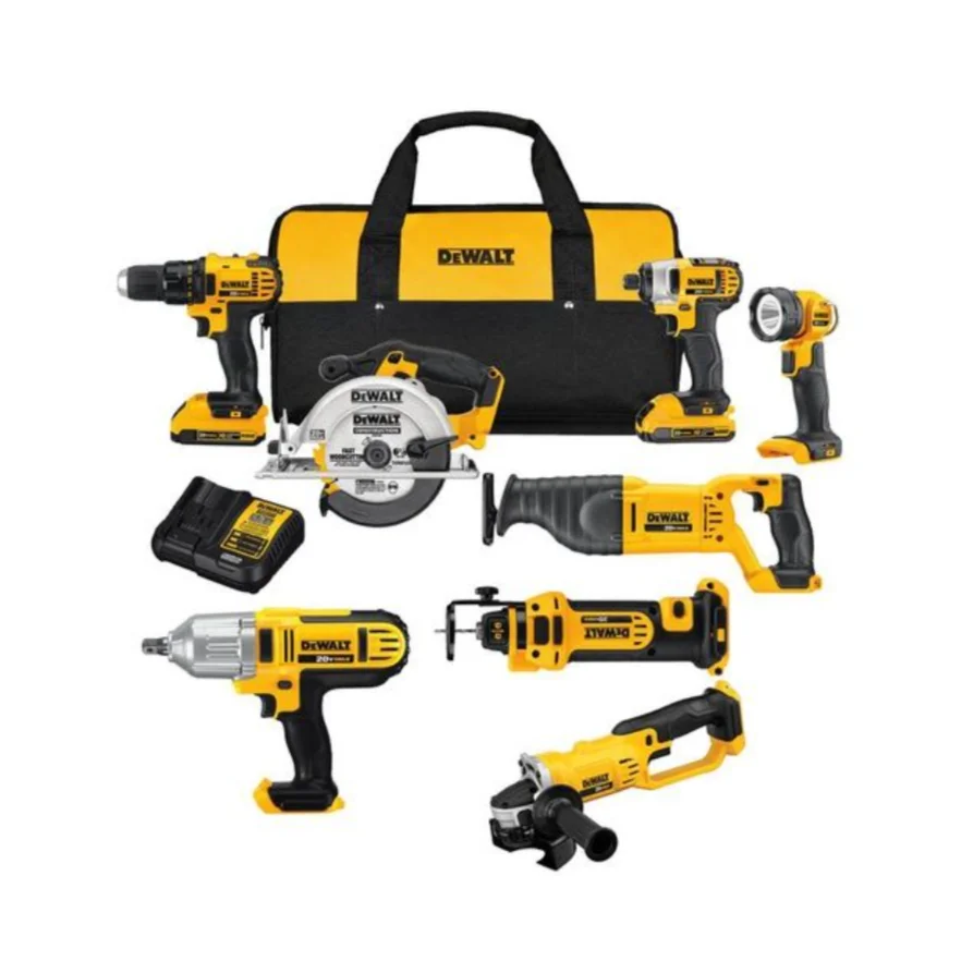 2022 Direct Exporter Dewalt Lxt1500 Power Driller Tools Combo Kit 15