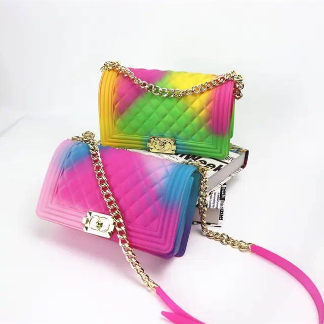 rainbow jelly purse wholesale