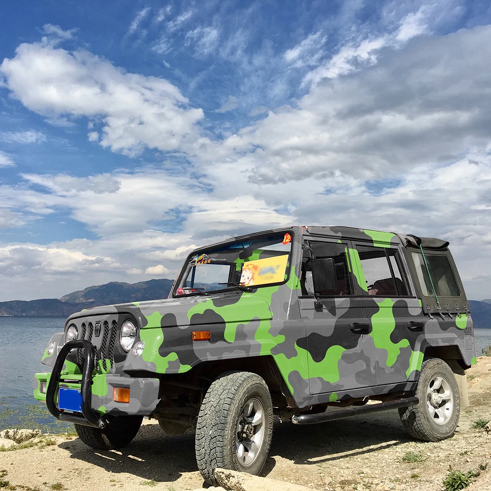 52*30m 越野车装饰迷彩膜贴纸炸弹乙烯基包裹