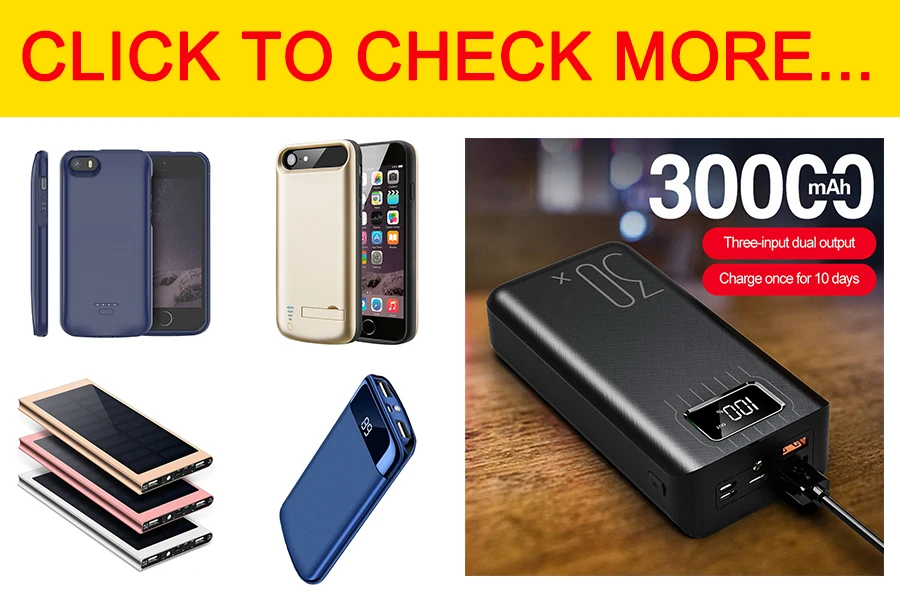 Portable 24000mAh Power Bank 3 USB LED Light Backup Battery Charger For iPhone X 8 Samsung High Quality - ANKUX.COM